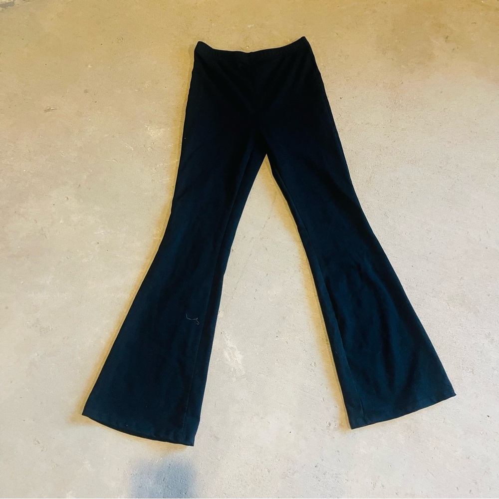 Black Flared Pants